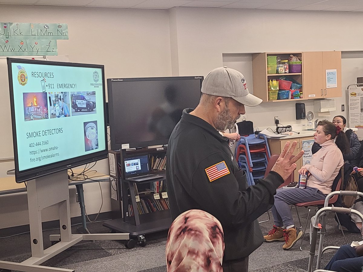 OmahaFireDept's tweet photo. Thank you to OPS for allowing us this opportunity to spread the importance of fire safety throughout our community.
#OFDFirePrevention #OFDCares https://t.co/SDE3xHOz8d