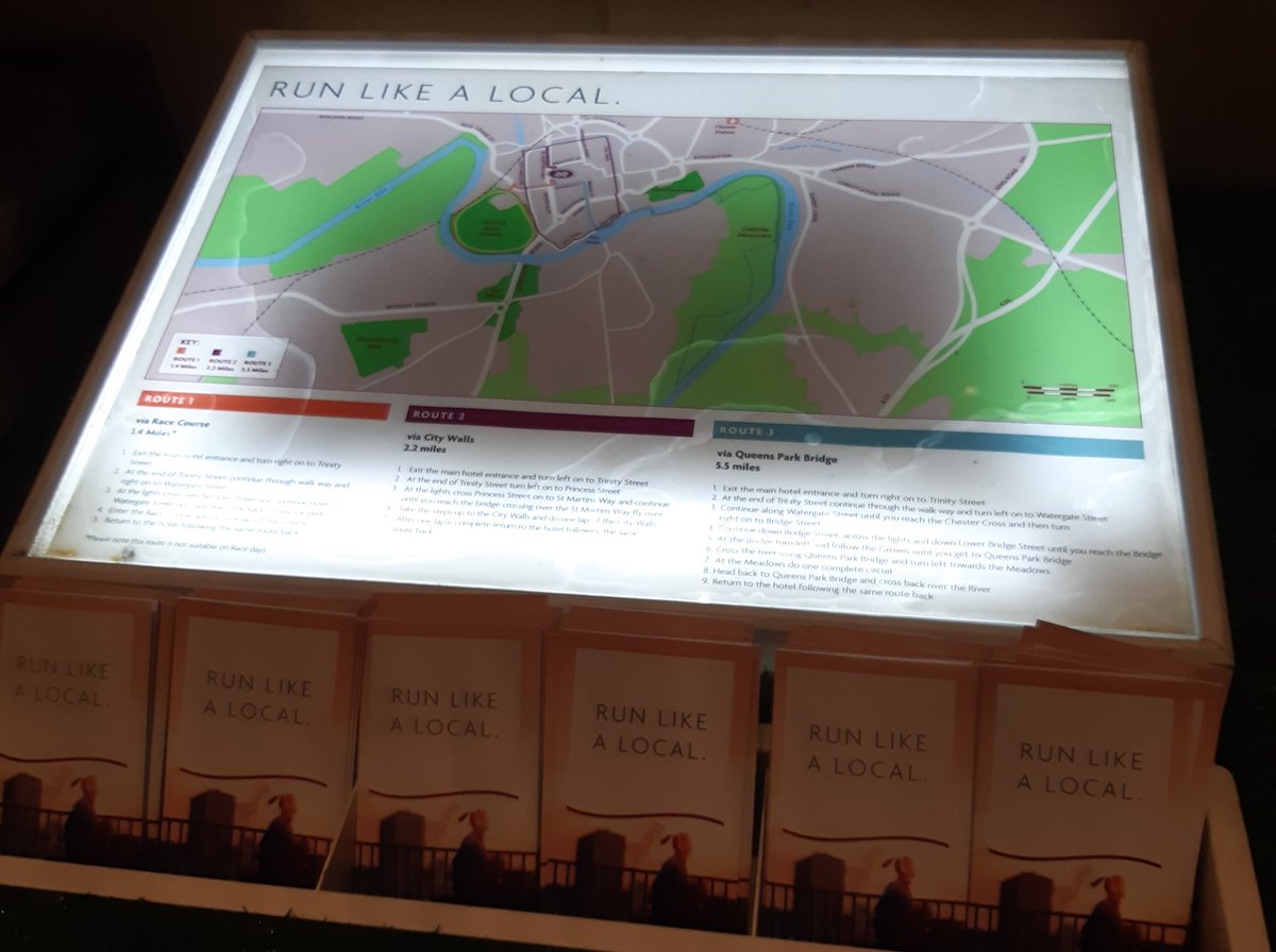 RunningMayorWY (@runmayor_wy) on Twitter photo Great to see this running map in the lobby of <a href="/CrownePlaza/">Crowne Plaza Hotels & Resorts by IHG</a> in Chester. Informative and encouraging!
Would be fab to see stands like this more often!
What do you think?
#runsome #activetravel #WalkItRideIt #runderful Great to see this running map in the lobby of <a href="/CrownePlaza/">Crowne Plaza Hotels & Resorts by IHG</a> in Chester. Informative and encouraging!
Would be fab to see stands like this more often!
What do you think?
#runsome #activetravel #WalkItRideIt #runderful