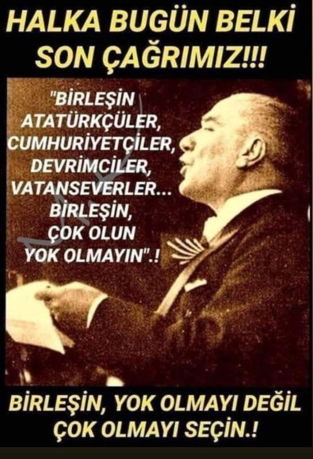 @Hgxskl @Arda__Ata19 @mkabdagli @SiirSL_ @onderozgur4 @MevlutSabah @Pero24136743 @S099999091 @NecdetBayazt4 @Selahat80644193 @Bora28228297 @Vesile670874755 @akindincerfb @BRHNSVN @maviizm @Selanikizmir @aliglds @atafener1907a @mustafa000712 @muserrefduruyol İyi geceler Demircan dostum seni ve takibimde olmayan arkadaşları takip ettim ellerine emeğine sağlık can ☕️🙋‍♂️                 #Başkomutan ve #TekLiderimATATÜRK