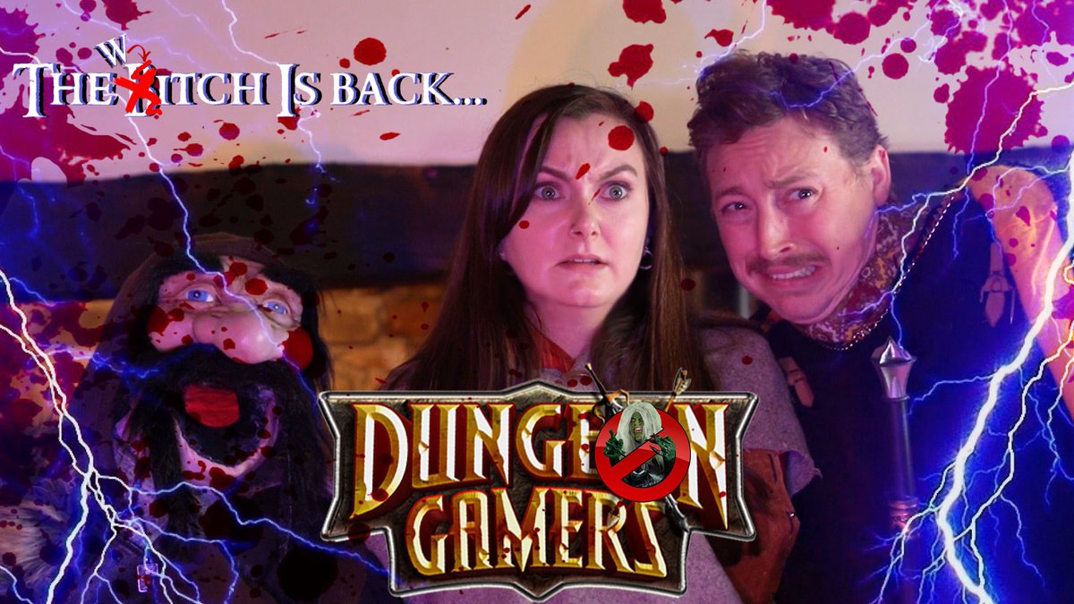 Dungeon_Gamers's tweet photo. https://t.co/tuQjmtoWfv

#TheWitchIsBack ! But now she wants revenge on Darla Nightshade and her pesky band of #DungeonGamers 

Subscribe on YouTube for more!

A massive thank you to Mark from @GhostbustersWR for being our #Ghostbuster and creating all the music!

#Protonpack 👻 https://t.co/gcQXUNuHfE