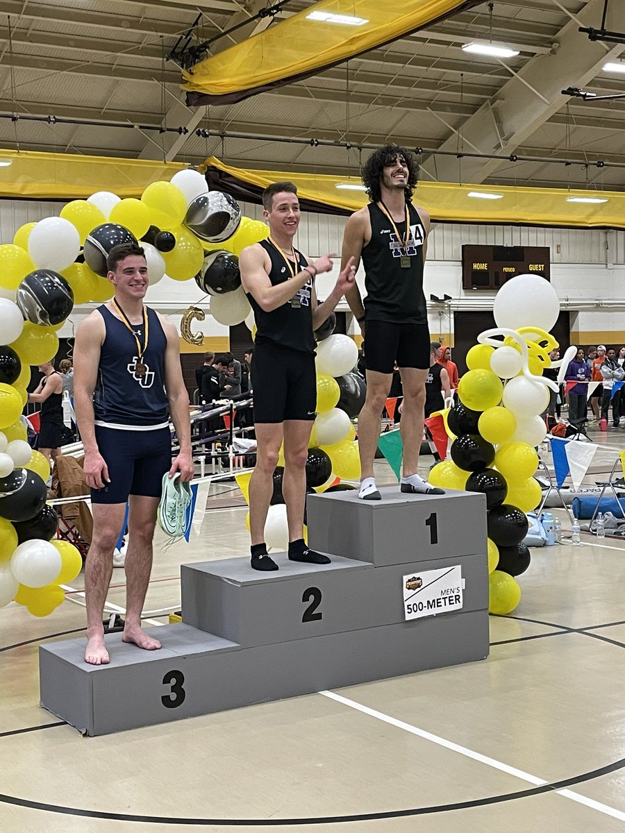 That’s your new national 500 meter record holder on the top step! #d3tf
