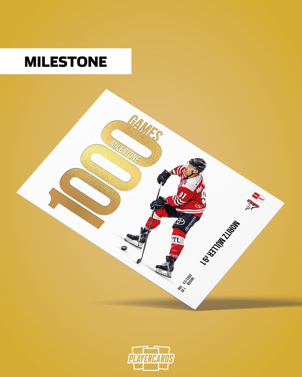 Herzlichen Glückwunsch zum 1.000 #DEL Spiel Moritz Müller! 🥳 #MILESTONE #M1000