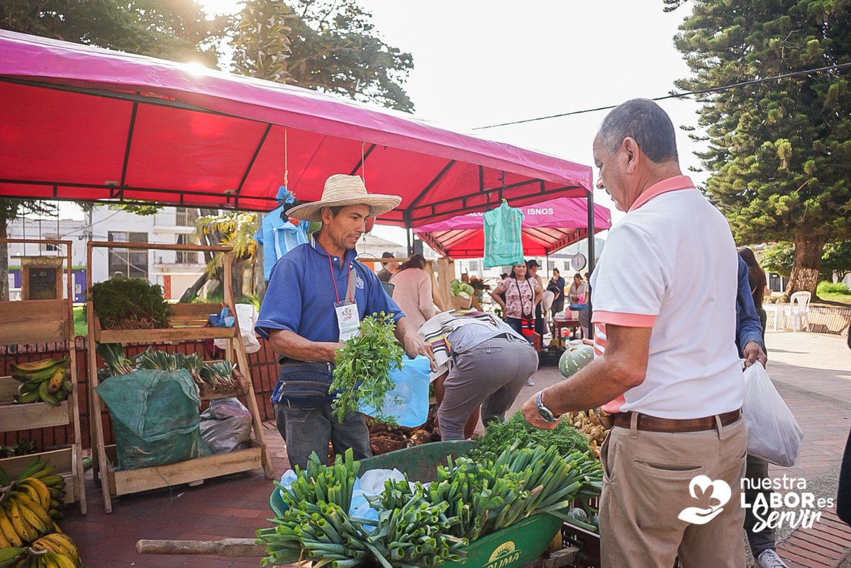 alcaldiadeisnos's tweet photo. #MercadoCampesino| 'Todos somos campo, todos somos Isnos'. 🌱🌾Compartimos algunos momentos del Mercado Campesino que se realizó hoy, en el Parque Principal.
¡Apoyemos juntos el campo insense!
#AlcaldíaDeIsnos #Isnos #NuestraLaborEsServir https://t.co/L7Y6lFucGw
