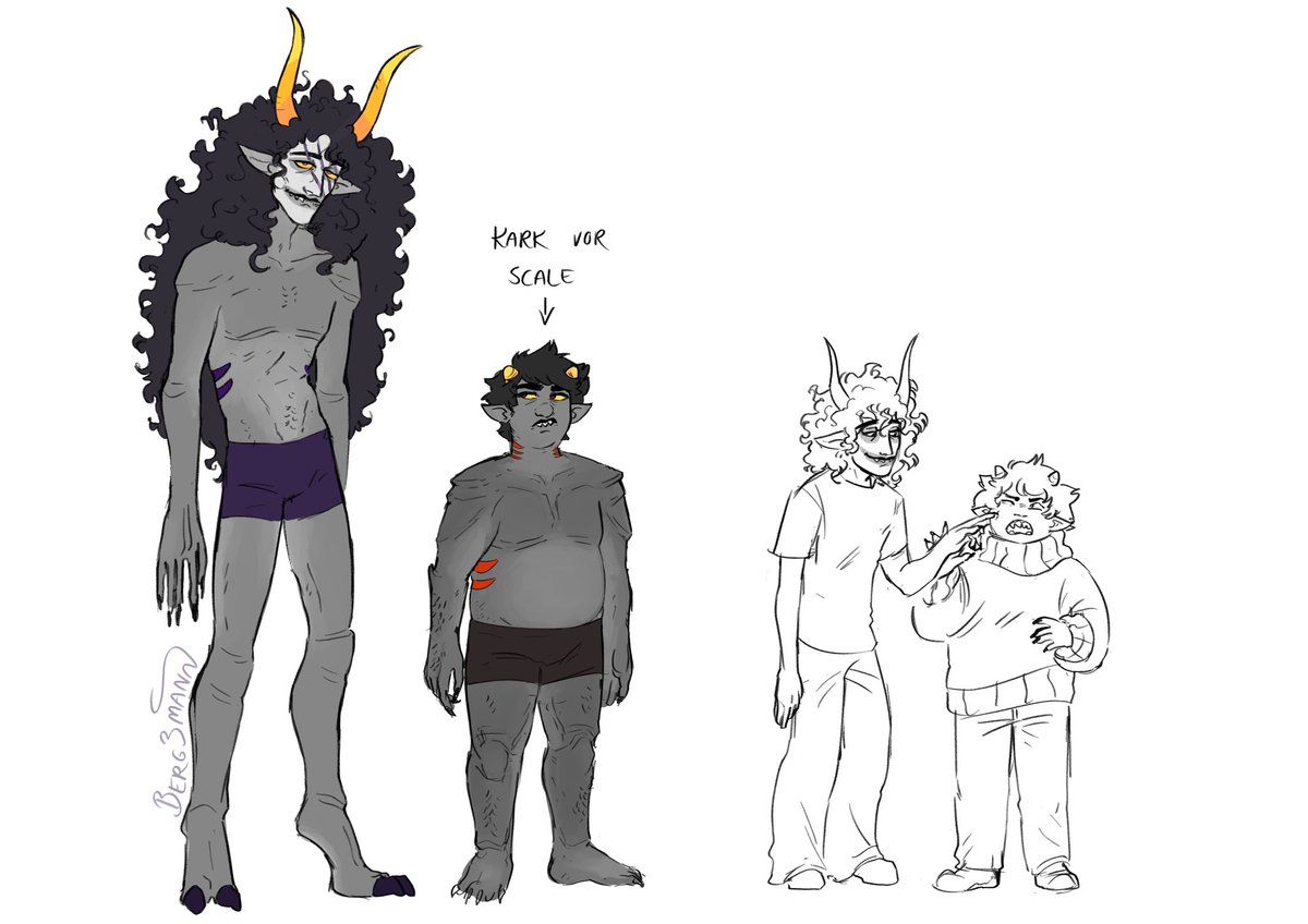 berg3mann's tweet photo. bunch of HS/troll doodles from the last few weeks! 

troll body + body language hcs bc theyre on my brain 😈
#homestuck https://t.co/x8WjgjnPlm