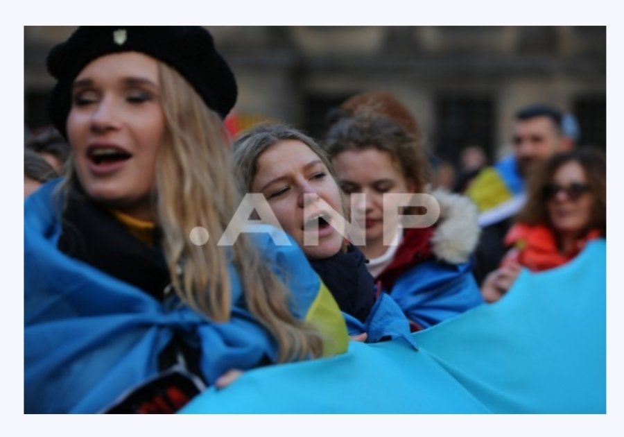 Demonstration in Amsterdam in solidarity with Ukraine© Farouk Batiche