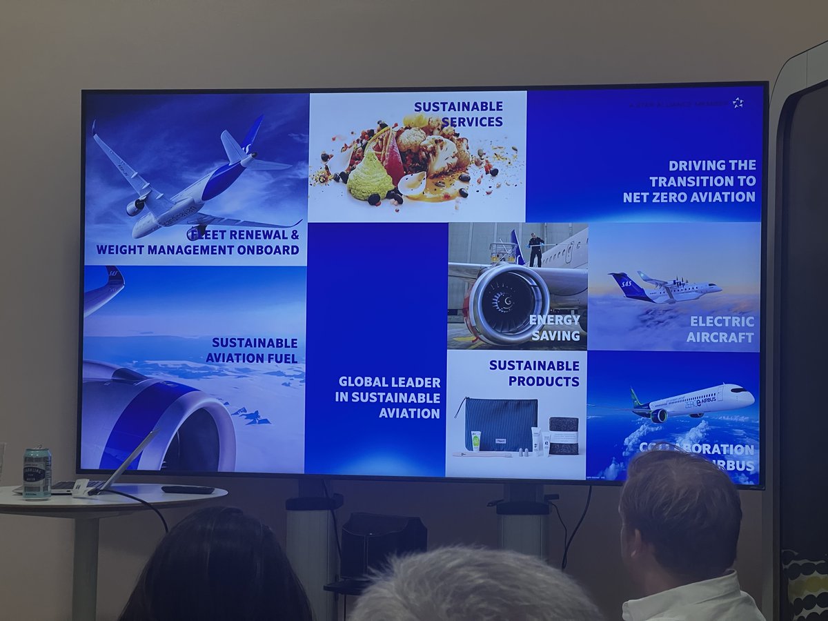 SACCSFSV's tweet image. SACC San Francisco/Silicon Valley was thrilled to welcome @SAS at @innorhouse yesterday evening to present the airline's new fleet, new cabins, its routes in North America and the airline's renewed efforts to achieve a more sustainable flying experience.