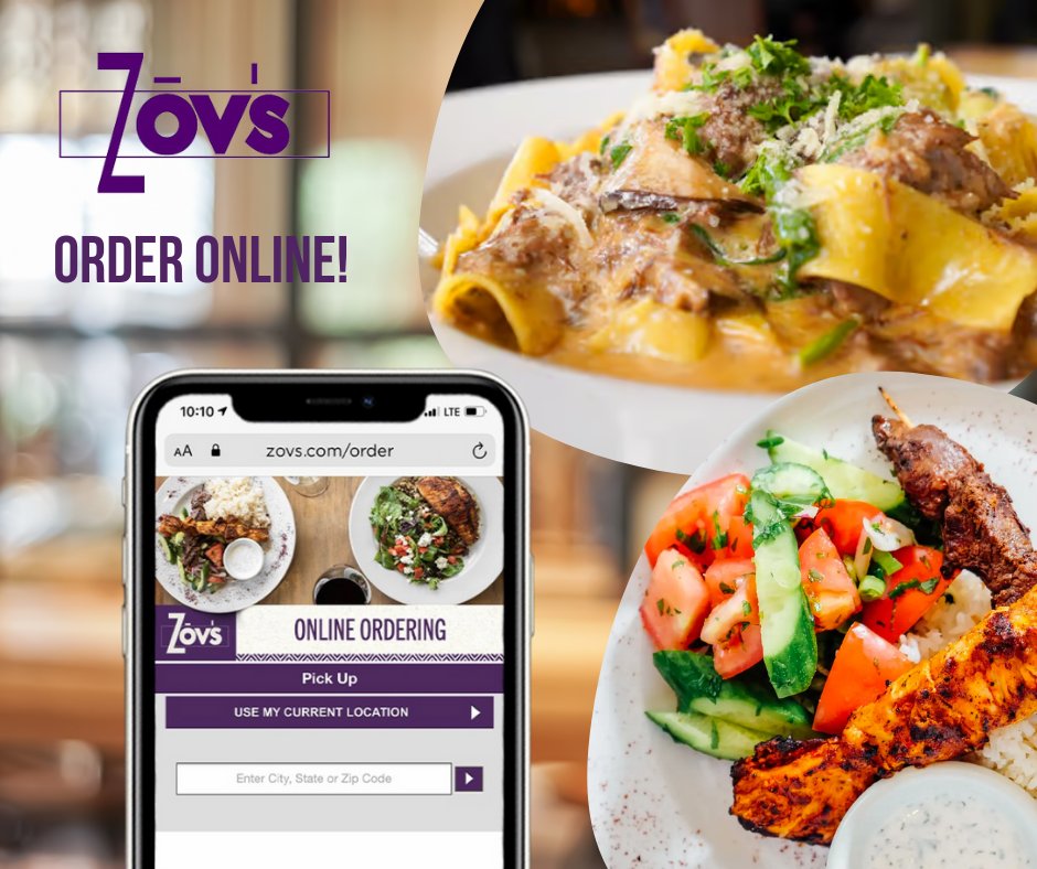Staying in tonight? No problem! Order Zov's online for easy curbside pick-up! 

Head to our website to place your order. 

#zovs #zovsbistro #zovsbakery #tustin #irvine #newportbeach #newportcoast #villapark #roxyz #mediterraneanfood #sanclemente #onlineorder #takeout