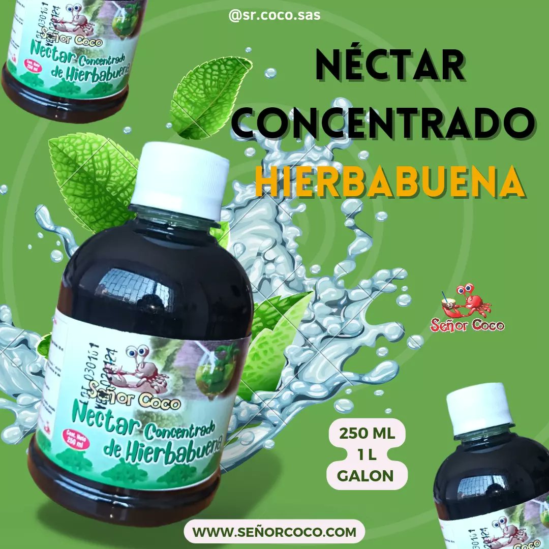 senorcoco10's tweet photo. Haz probado nuestros deliciosos néctares concentrados? #señorcoco 🥥🦀
Perfectos para saborizar postres, cócteles, helados 😋
Haz tu pedido en nuestra página web 👉 https://t.co/5MO2ODSIsf o al WhatsApp 3118139697🤳
#delicioso #nectar #frutas #emprendimiento #postres #Bogota https://t.co/SrMDfsZLA8