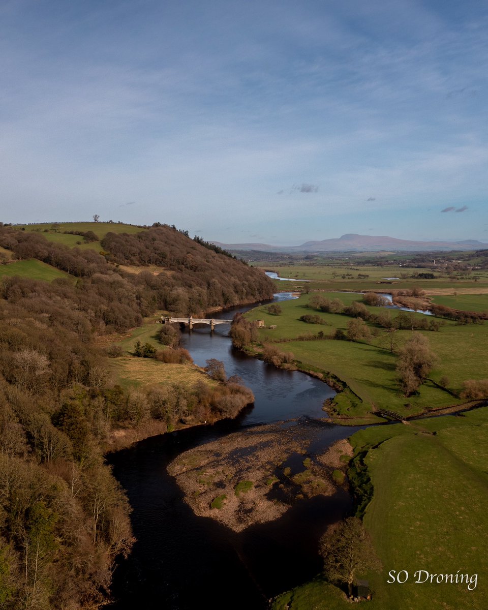 From Lancashire across into Yorkshire. #landscape #ingleborough #lancashire #Yorkshire #dronephotography