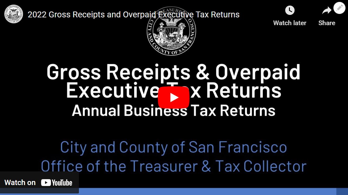 Need help filing and paying your San Francisco business taxes before the February 28 deadline? Watch our instructional video: sftreasurer.org/annual-busines…
#instructions #taxes #PayOnlineandOntime #Protip #SFBiz #deadline #taxes
