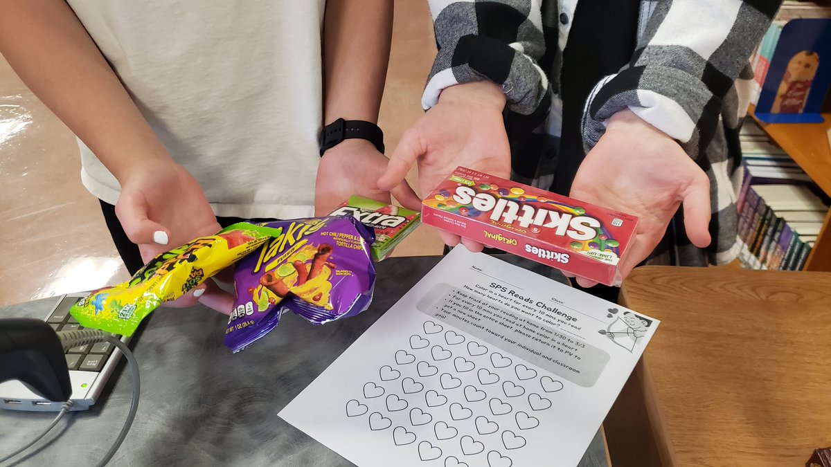 Library_PVMS's tweet image. One week left to total those minutes read for #SPSReads For every 6 hours read, students win a prize! 6th grade is leading with 246hrs, 7th grade with 84hrs, and 8th grade with 96hrs! Read to win! #spslib