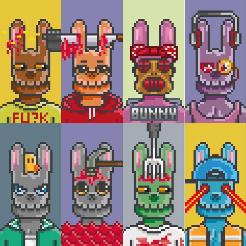 ‼️CAUTION! Collection contains pixel blood! 3333 Dead Bunnies.

🐰☠️MINT IS LIVE☠️🐰

🔥424 Minted🔥

Etherscan: etherscan.io/address/0xCa0A… 

Mint Website: 
fair.xyz/collection/dea…
.
#degens #Freemint