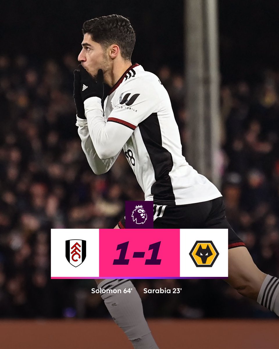 A special Solomon strike secures a point for Fulham

#FULWOL