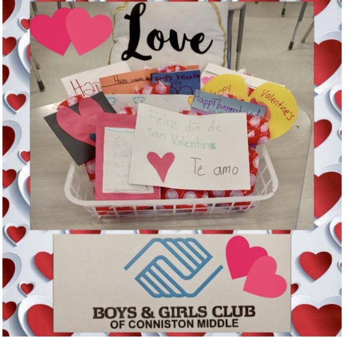 AmyPagesBGCPBC's tweet photo. Boys &amp; Girls Club at Conniston Middle School created a "basket of love" to give to children in foster care. The baskets were filled with candy, bubbles, and artistic cards created during class, then hand-delivered to Friends of Foster Care Children of Palm Beach! @ConnistonMiddle https://t.co/VAkMVx6PcQ