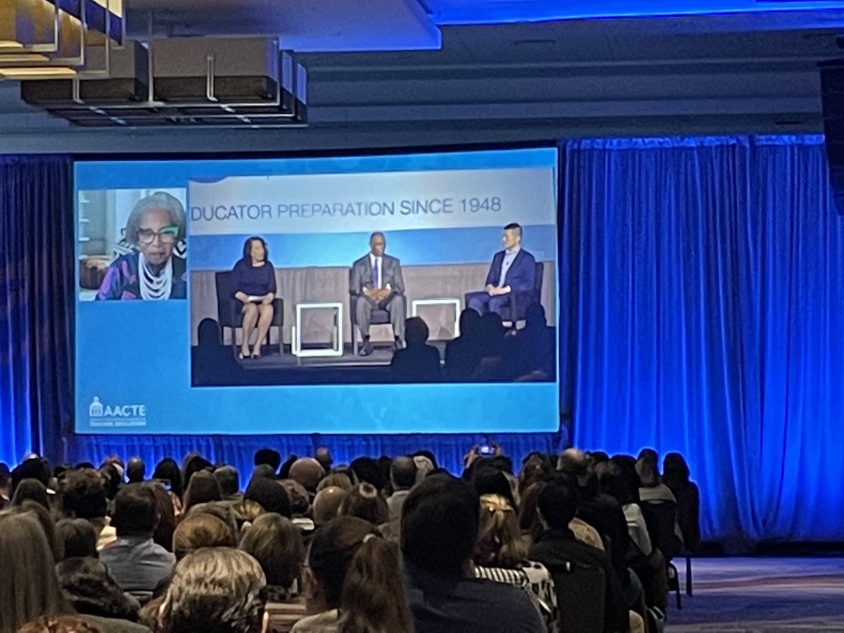 AACTE23 ⁦<a href="/AACTE/">AACTE</a>⁩ #giantsineducation Dr. Fenwick and Dr. Lasso -Billings have both lectured ⁦<a href="/KState/">K-State</a>⁩