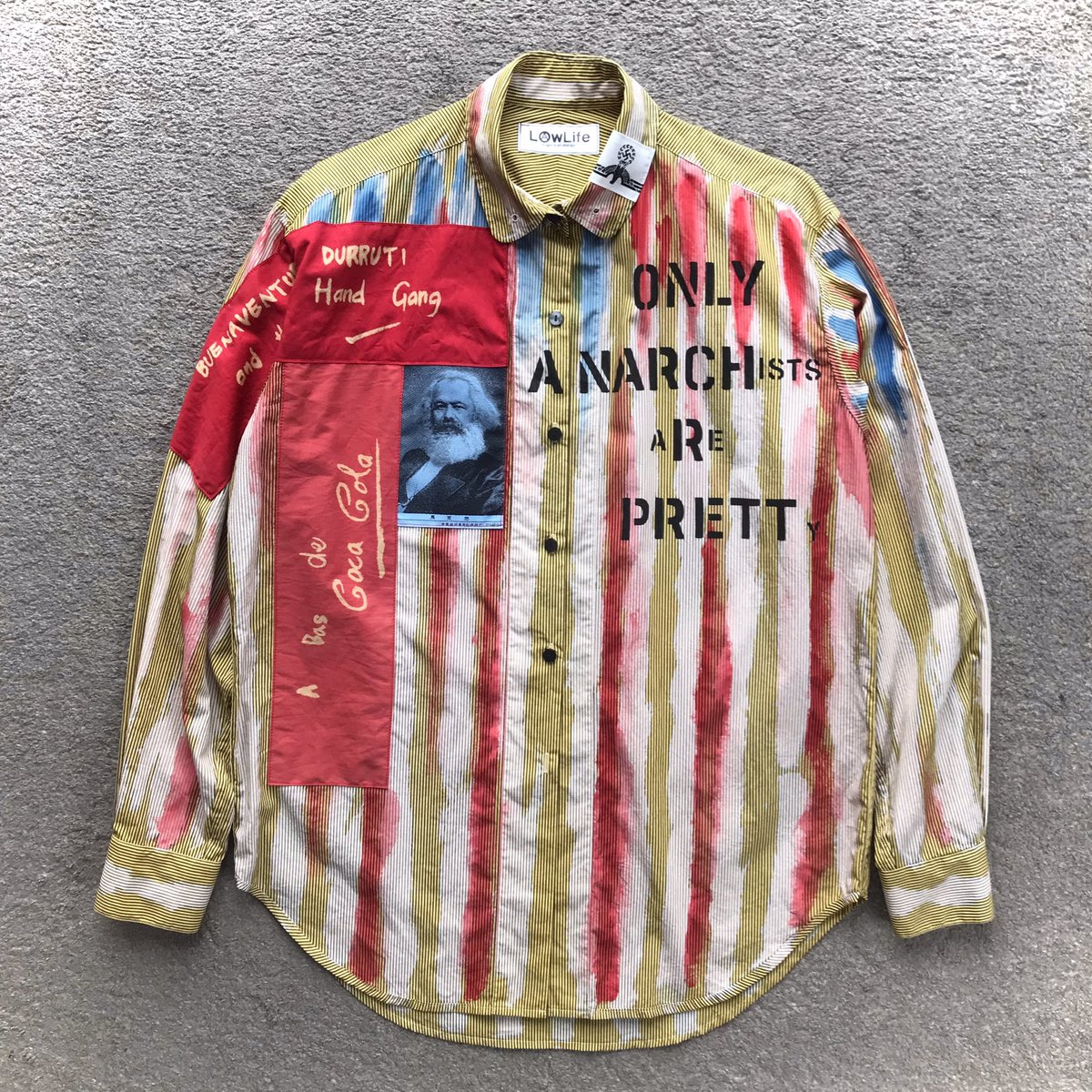 pistols9037's tweet photo. ＼値下げ／

LowLifeアナーキーシャツ
イエロー

サイズL
送料込み¥17600

https://t.co/7Ov3Oo0T6C https://t.co/kzZkgLdv5J