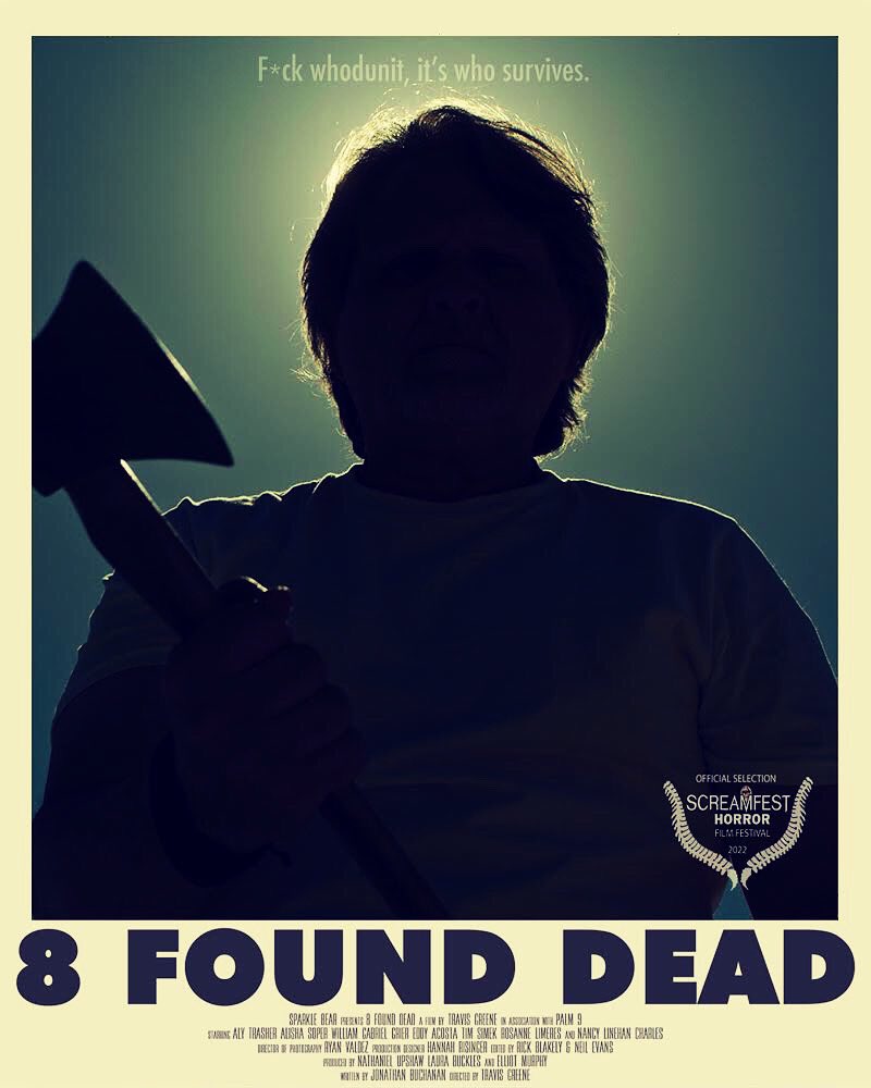 improvguy11's tweet photo. Behind-the-scenes cast interviews for “8 Found Dead.” #8FD #feature #horror #thriller #bestpicture #bestdirector #screamfestla2022 #acting #awesomecastandcrew #richard #liz #desert #airbnb #whowillsurvive #axetogrind #grateful 🎬🎭🎥🎞🤙👏🪓🩸💜 https://t.co/jIXzCRvEXc