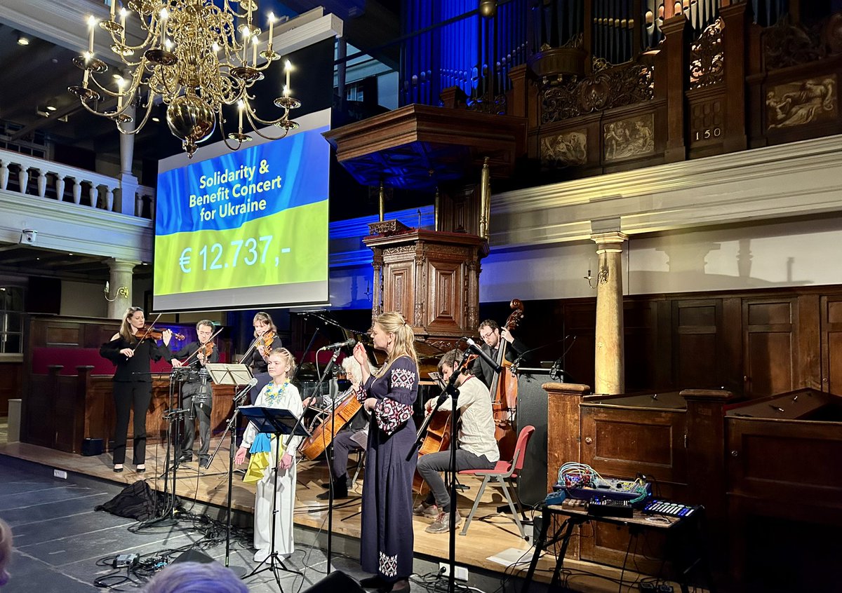 Feb24 2022-Feb24 2023. 2night in @UvA_Amsterdam’s Aula in the Lutheran Church a great Solidarity & Benefit Concert 4 #Ukraine + Mischa Maisky & many others, tridafoundation.org @AmsterdamNL @alumni_uva @NewEuropeU #StandWithUkraine 🇺🇦🇳🇱🇪🇺.