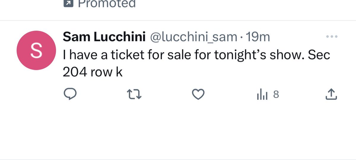 adeleonly25's tweet image. Hey if anyone needs a ticket tonight’s show I seen someone selling one in case someone needs a ticket for the show tonight.