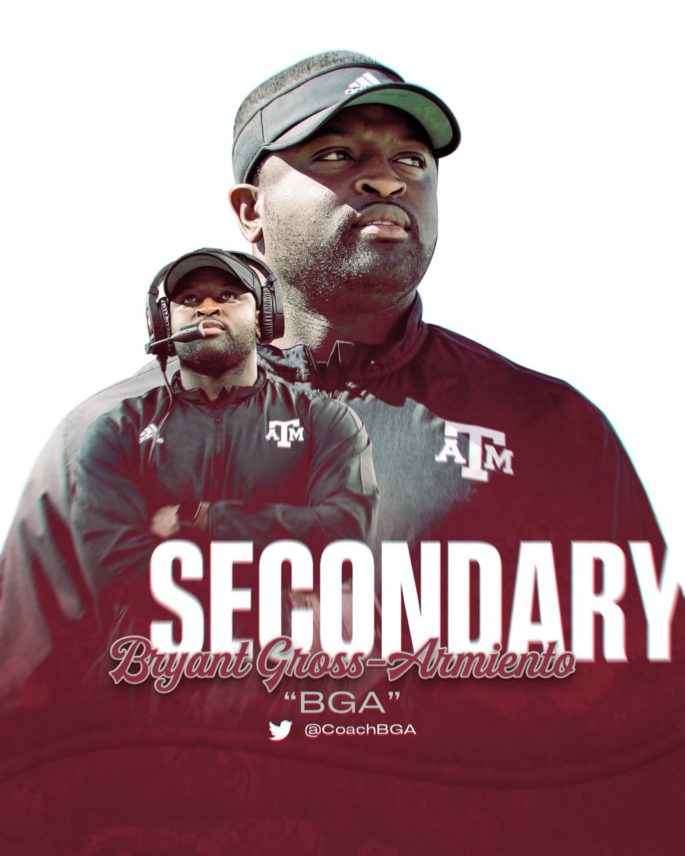 Congratulations to our guy @CoachBGA on being named the Aggies' secondary coach 👍 #GigEm