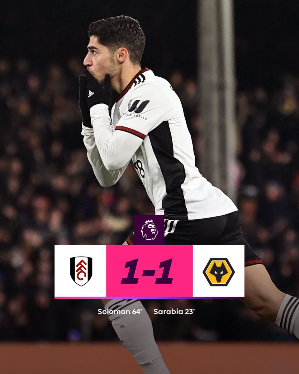 E8ArtBank's tweet photo. ⚽️Premier League⚽️
Full Time | Fulham 1:1 Wolverhampton
🐺 23’ Sarabia
⚪️ 64’ Solomon
Which is your favorite moment in the game? Capture them in NFTs and share with E8 community.
🤳🖼➡️8️⃣
#PremierLeague #fulhamvswolves #NFT #NFTCommunity #Crypto #Bitcoin https://t.co/wVTq7MMtOd