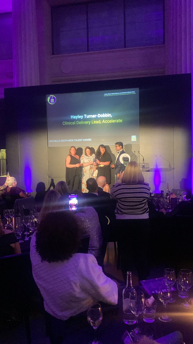 JWCeditor's tweet photo. Congratulations Hayley! 

Fran accepting the award in Hayley’s behalf. https://t.co/7FyxMj2KYs