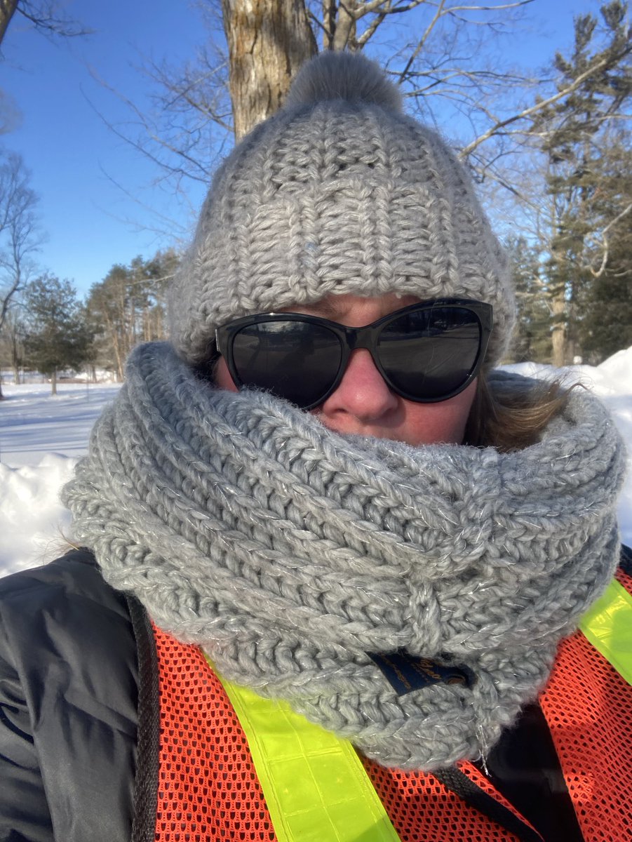 corymiller99's tweet photo. I ain’t much of a skier but I sure as heck can tell you where to, or NOT to park! #LakefieldCS #OFSSA #nordic #fluorescentpower https://t.co/oaYs3z481o