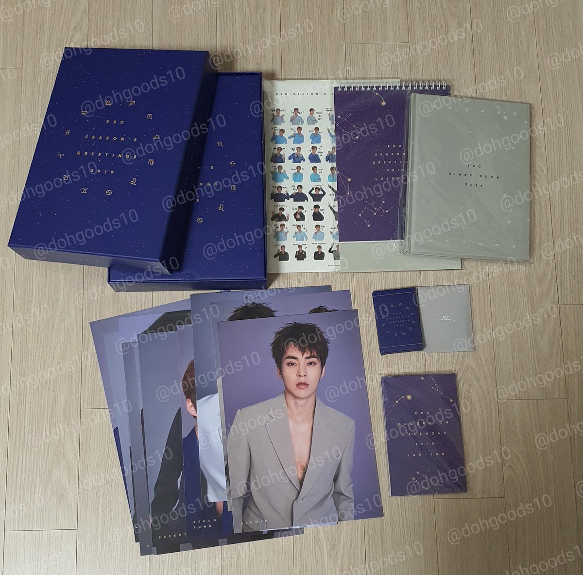 dohgoods10's tweet photo. 엑소 시즌그리팅 양도

2019 첸 제외 풀박 운미포 1.5
반택 끼택 일반택배 가능

디엠이나 옾챗주세요

⭕️sell⭕️ exo season's greetings
2019 - all components exclude chen

Plz contact me at DM or kakaotalk https://t.co/8LuUEbbj5X