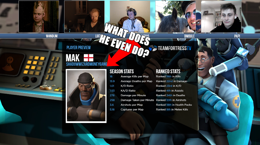 teamfortresstv's tweet photo. The experts have spoken, now let's see who will have the last laugh this season. 😈 @mak__tf @ETF2L https://t.co/Xf2aMfDMHK