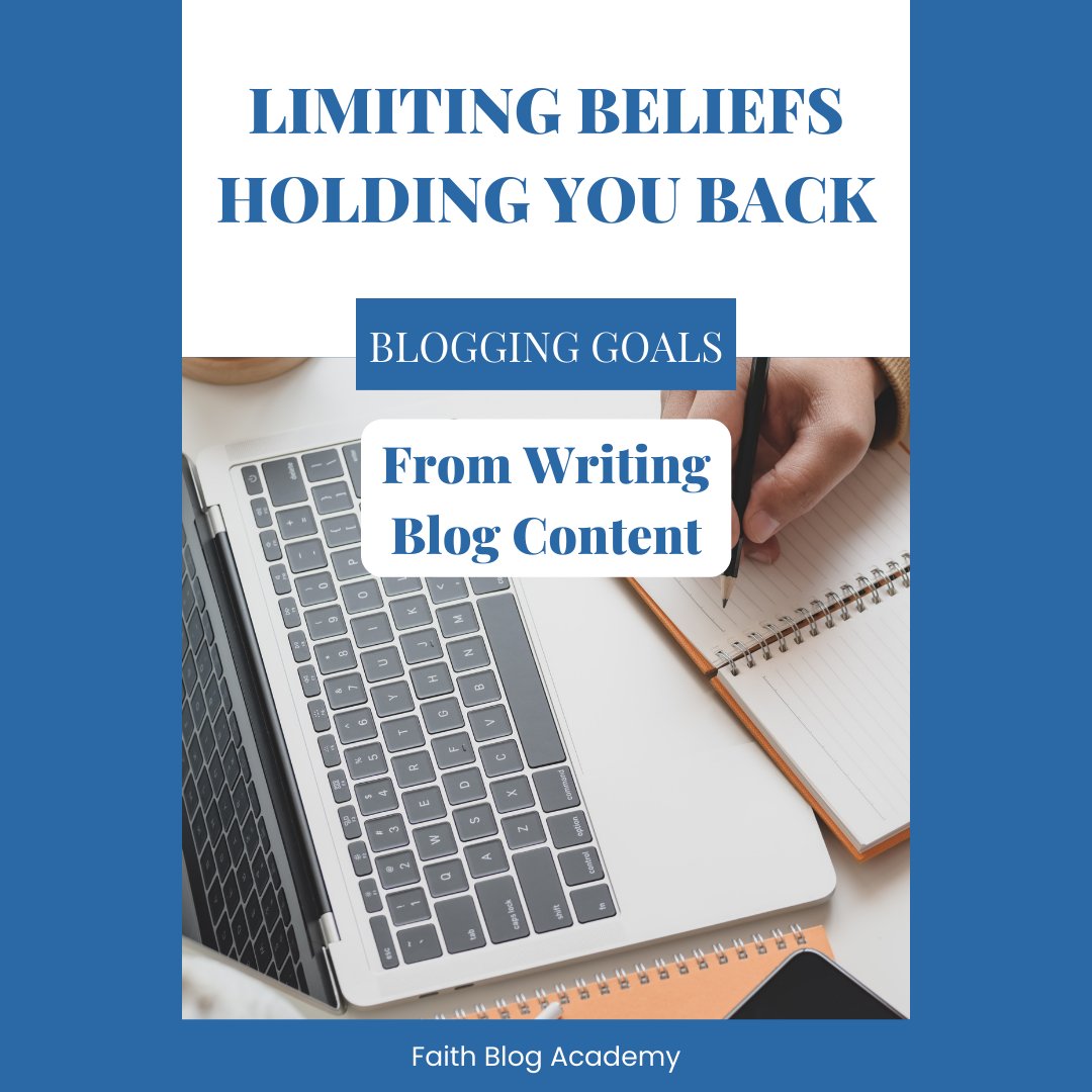FaithBlogAcadem's tweet image. Are you struggling with writing blog content? Then, check these limiting beliefs which may be holding you back. CLICK to read more! #blogginggoals #bloggoals #howtoblog #faithblogging rli.to/SUE0n