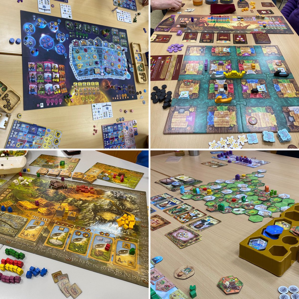 SpielTeckLand's tweet photo. Heute war wieder unser Spieleabend in #Brochterbeck unter anderem mit #Federation, #Phraya, #StoneAge und #BrazilImperial. https://t.co/K98P2NqOBz
