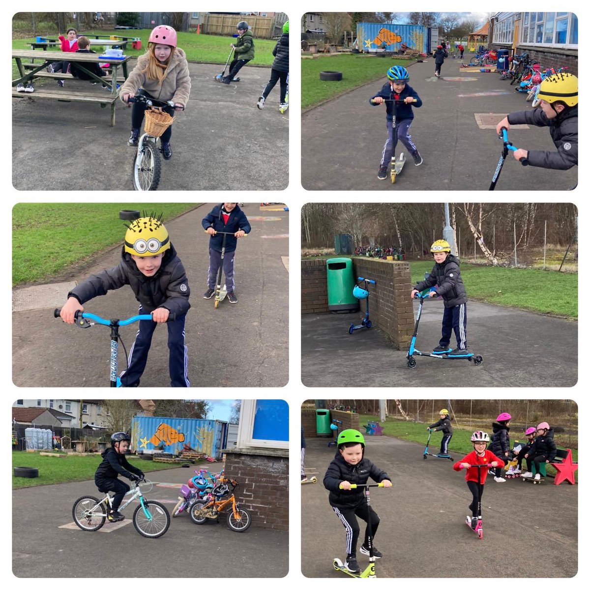 StMarksIrvine's tweet photo. P3/4 had a great time today cycling, scooting and whizzing around. π΄πΌββοΈπ΄πΌ#FITFRIDAY #wheelyday @NAActiveSchools β€οΈπβ€οΈ https://t.co/rzKYxbYA7V