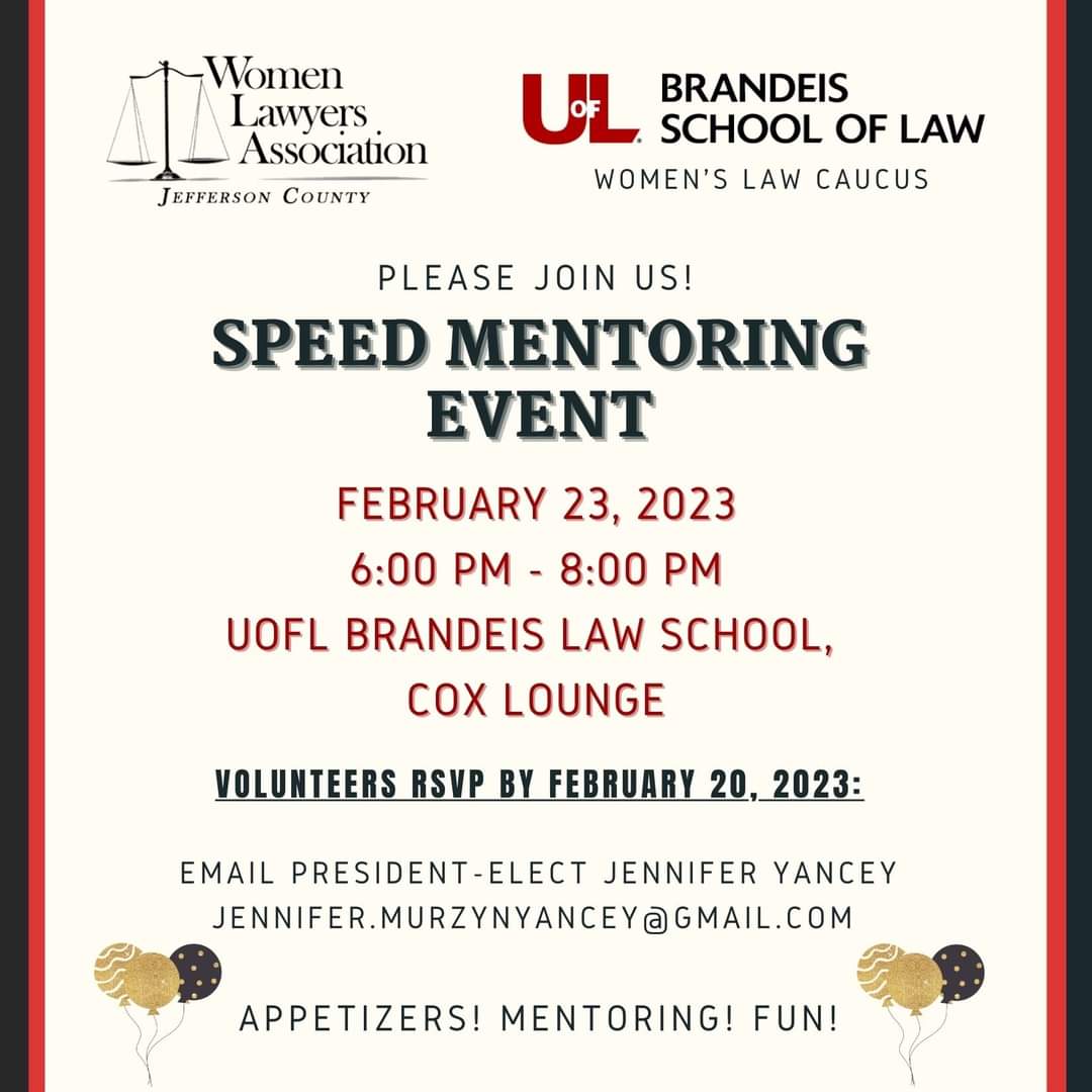 Took a trip down memory lane at the @LouisvilleLaw supporting our up and coming #babylawyers at the Speed Mentoring Event sponsored by the WLA and UofL WLC.  

#womensupportingwomen #votekarenfaulkner #proudalum