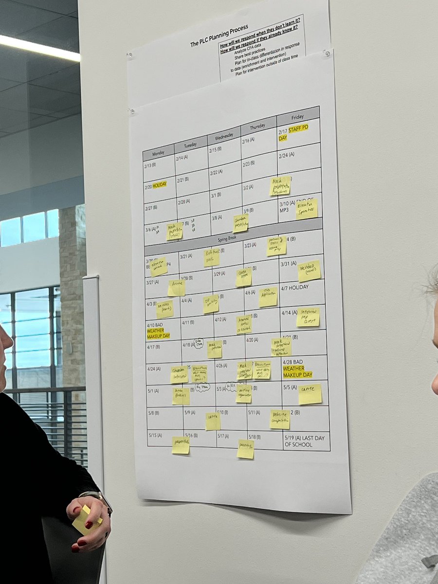 Learn_AndGo's tweet photo. Planning out #profcomm semester out. Looking at what went well from last semester and the changes to make this semester. Love this team! @RomiFarrell https://t.co/cC1qJ2UFS9