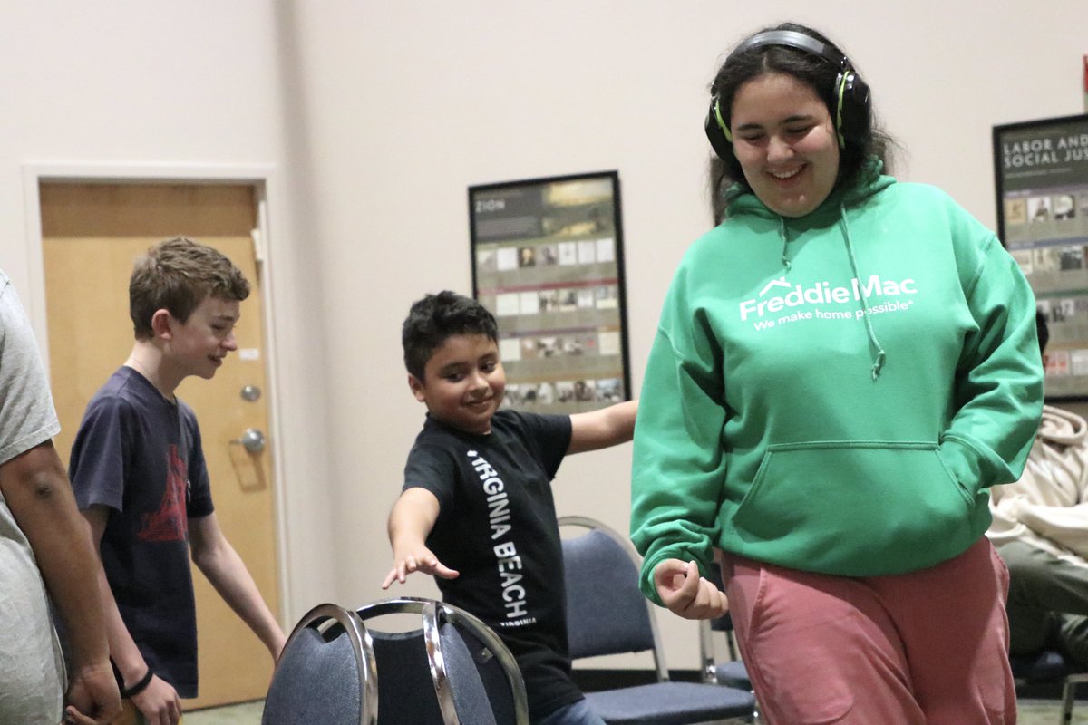 aptbmt's tweet image. Each week our Same Sky Group meets in Leesburg.  This group facilitates friendship making and social immersion, features dancing, music, and games, and culminates in a short original show at the end of the semester