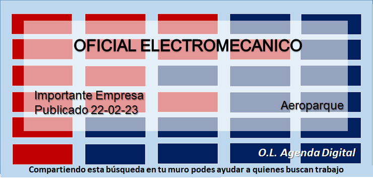 Services_Works's tweet photo. Para taller de Vehículos Pesados se solicita OFICIAL ELECTRICOS ESPEC./ OFICIAL ELECTROMECANICO https://t.co/6lgdweHca4 https://t.co/FGaelQKxat