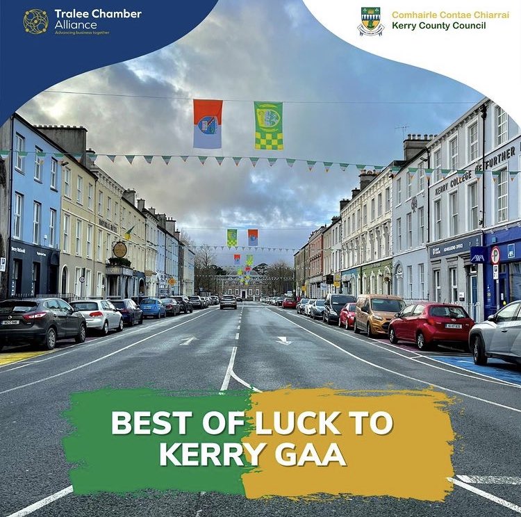 Welcome .<a href="/Armagh_GAA/">Armagh_GAA</a> supporters ! Enjoy your visit to Tralee this weekend, the town is bursting at the seems ready for what will be a fantastic match tomorrow at Austin Stacks park .<a href="/Kerry_Official/">Kerry GAA</a> #tralee #kerrygaa #kerryvarmagh