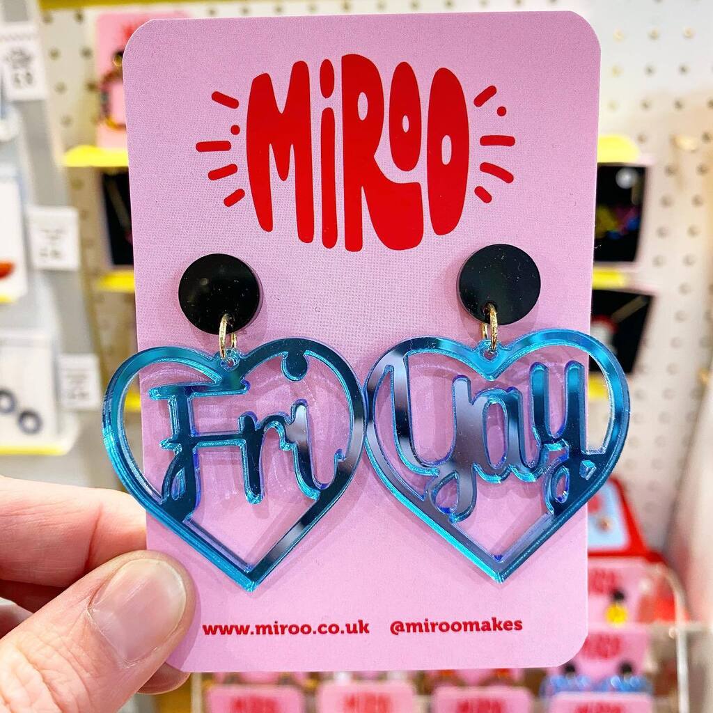 Happy Fri-YAY! 🥳

📸 @miroomakes Fri-Yay earrings
.
.
.
#Sheffieldmakersshopwintergardens #sheffieldmakerswintergardens #sheffieldmakersshop #sheffieldmakers #sheffieldmaker #sheffieldgiftguide #sheffieldmade #madeinsheffield #independentsheffield #sh… instagr.am/p/CpDaqn2M1pb/