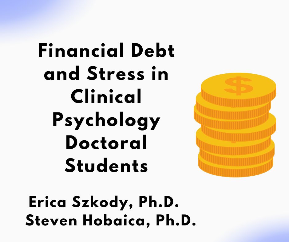 "Although most doctoral clinical psychology programs offer tuition remission, stipends, or other financial support to help students pay for expenses, about a third of students still struggle to make ends meet. " 

pcsasnews.org/financialdebta…