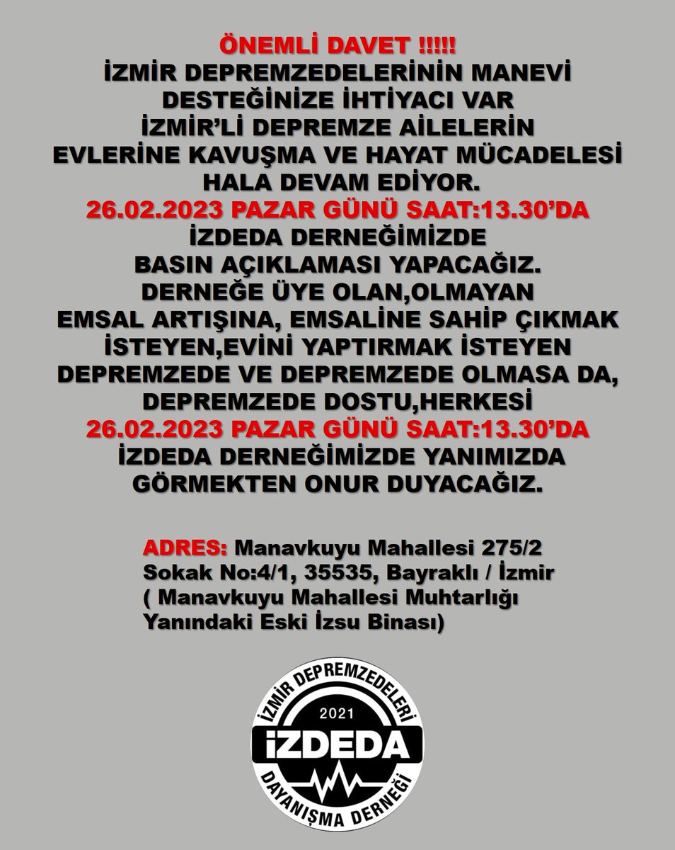 haydarozkan90's tweet photo. @izdeda #EmsalimeDokunma #İzmirdeAfetBölgesiİlanEdilsin https://t.co/E2Nd5MDcK8
