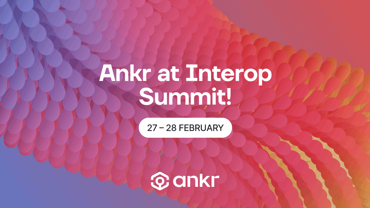 ankr's tweet photo. Meet our team in Denver at @Interop_Summit! ⛰

💬 Roundtable discussion
📱 Chat about Ankr’s products
👕 Merch
👀 and more!

Will we be seeing you there? 🤩
https://t.co/4rYIZmVs7V https://t.co/wSmXiuAe4R