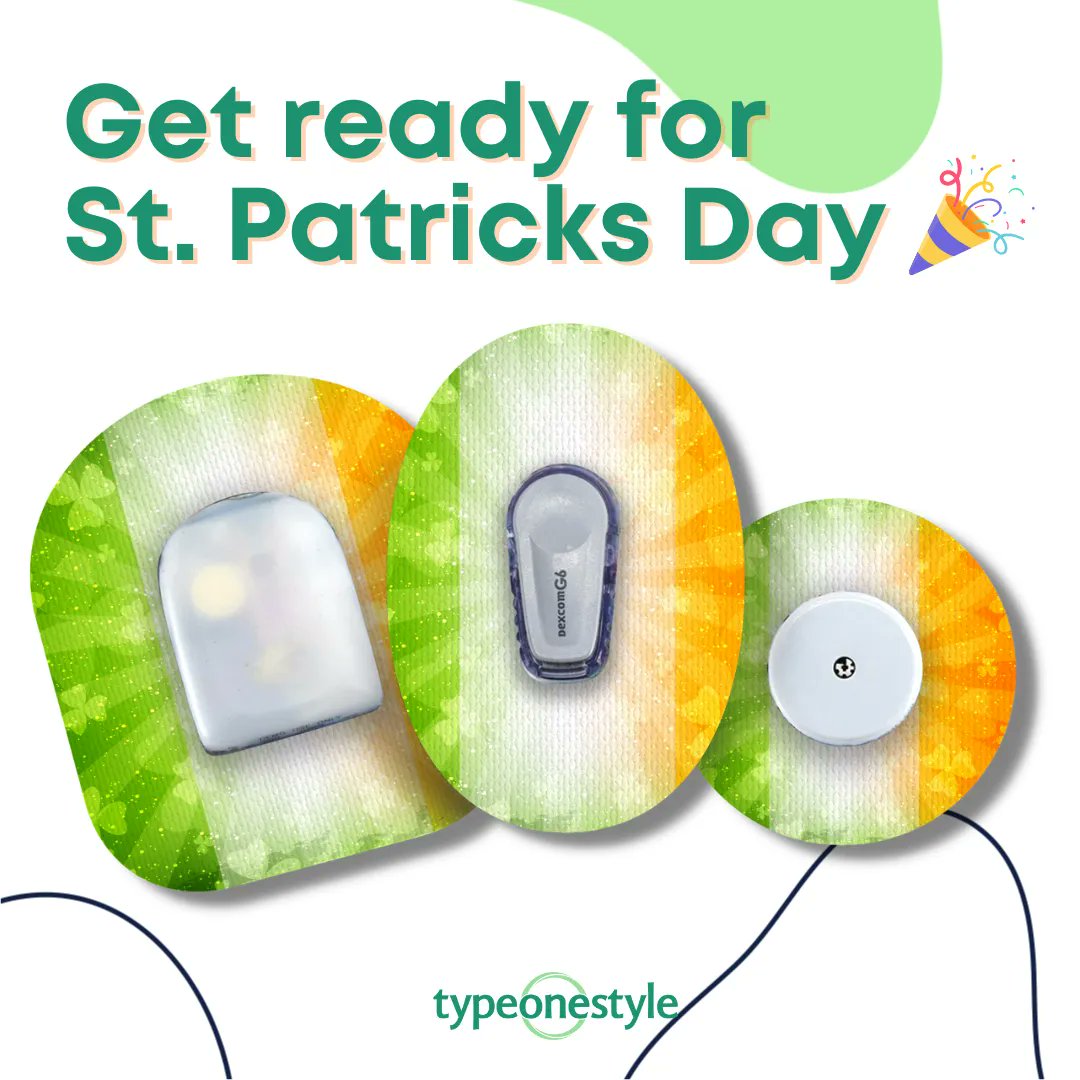 typeonestyle1's tweet photo. Get ready for 17th March ๐
St. Patricks day is just around the corner!
Celebrate in style with our brand new Paddy's day design ๐
Visit the link in our bio to shop now!โก๏ธ
#typeonestyle #t1dlookslikeme #diabetesacccessories #dexcom #libre #omnipod #StPatricksDay https://t.co/SfDpLkaRyl