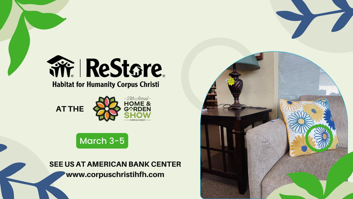 Come see us at the Home and Garden Show!
Three days to get the best prices on home improvement; free raffle and more: fb.me/e/3ZM51S7M5