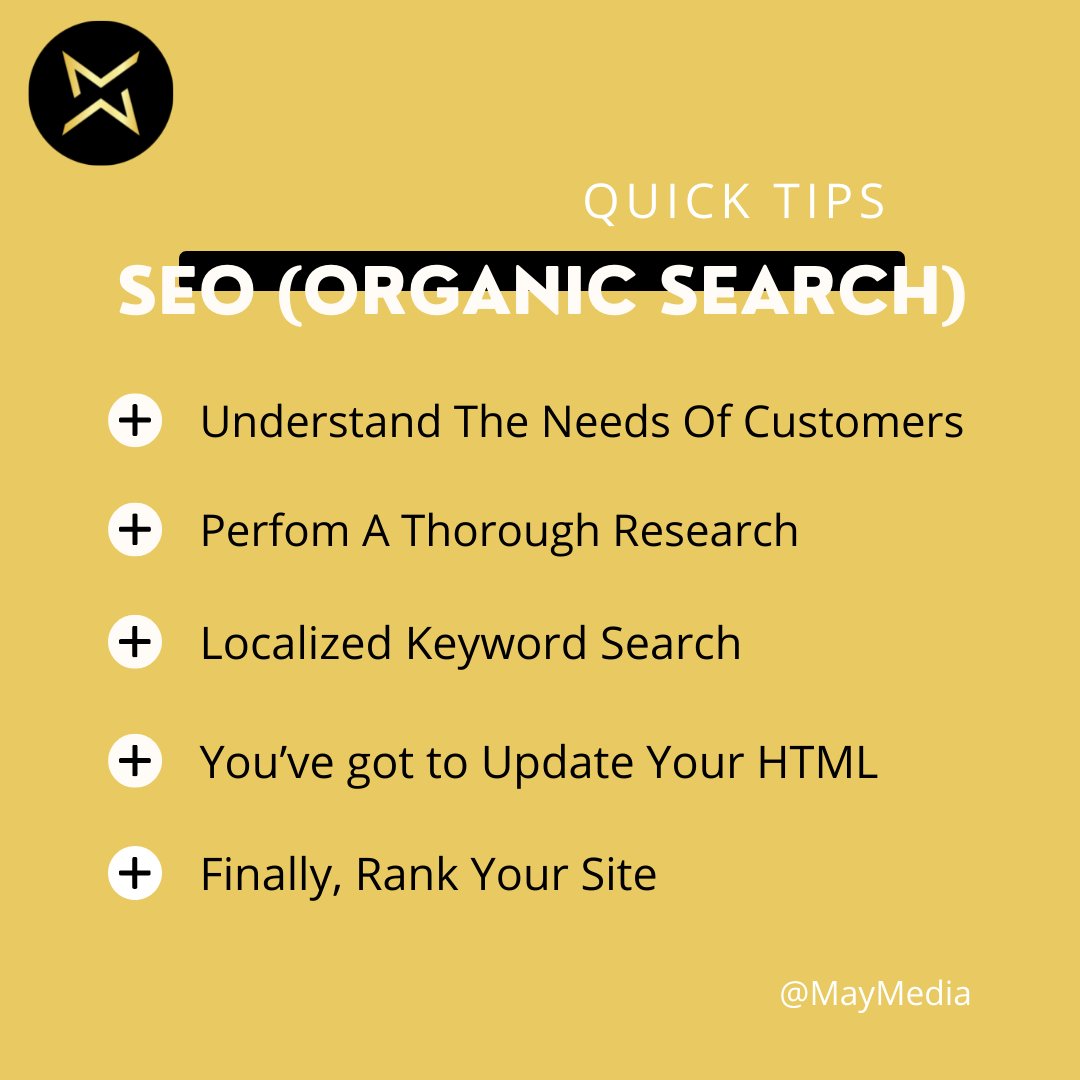 MayMedia's tweet photo. Follow these quick tips to create a successful SEO strategy. If you need help, contact us!

https://t.co/8mR0FnwTJg https://t.co/gohHZC9qjp