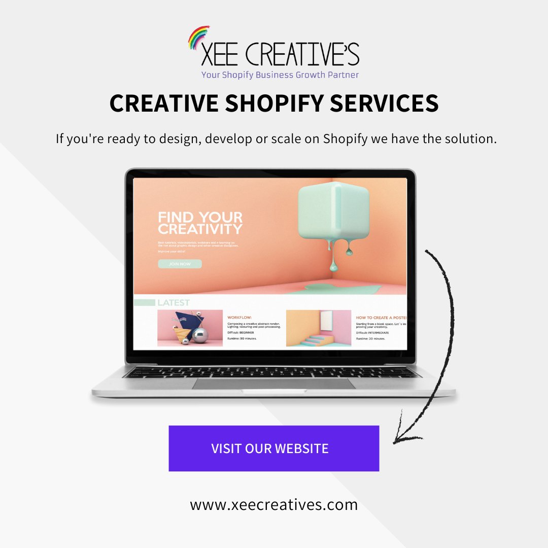 Creative Shopify Services.

📞 +44 7762 390 749
✉️ info@xeecreatives.com

#xeecreatives
#shopifydevelopers
#shopifyagency
#shopifyexperts
#shopifypartners

#shopifyplus
#shopifythemes
#shopifyunite
#shopifyhelp
#shopifydropshipping
#shopifydesign
#ecommerce
#shopifysales