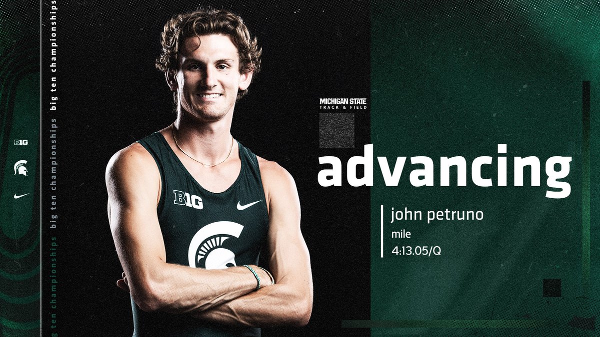 Moving on ⏩

John Petruno advances to tomorrow's men's mile final at 1:20 p.m.