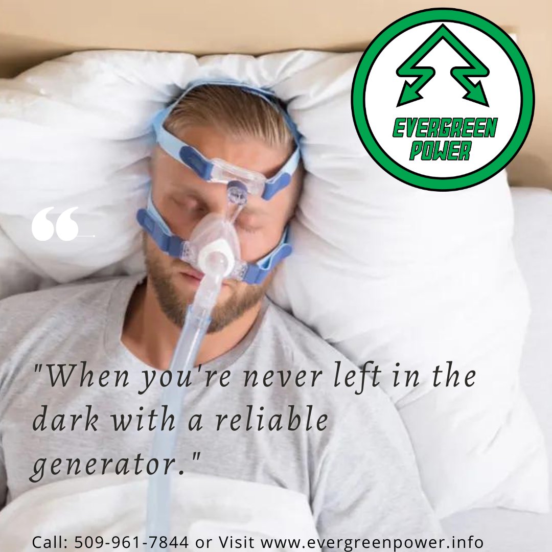 When you need power, you can rely on a reliable generator to keep you from being left in the dark! #GeneratorPower #LightItUp #generatorservices #evergreenpower