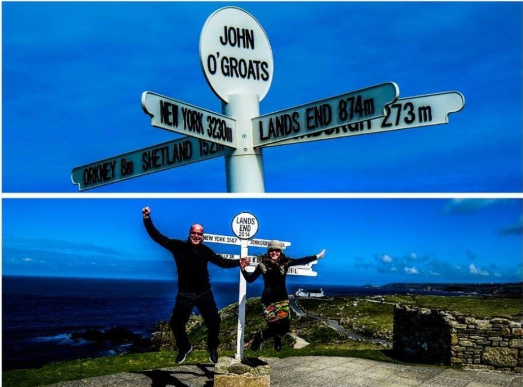 John O'Groats to Land's end. 
#stonebothering #fingerpostfriday #JohnOGroats #landsend #Cornwall #Scotland
