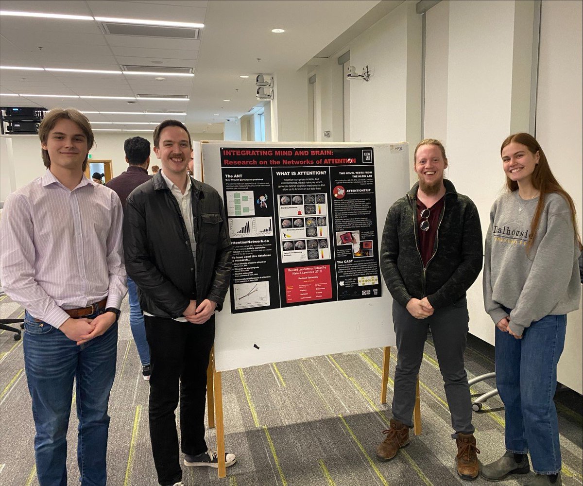 thekleinlab's tweet photo. Lukas, Colin, Brett and Clare at the Brain Repair Centre Research Day! (Feb 2023) https://t.co/GYmwLBjEUu