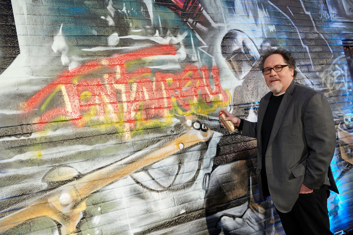 Jon Favreau attends the ‘London mural - inspired by the #StarWars series The Mandalorian’, to celebrate the launch of #TheMandalorian S3, on February 23, 2023 in London, England.